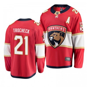 Panthers Vincent Trocheck Red Home Breakaway Player Jersey - Sale