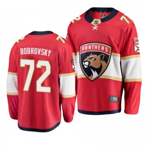 Panthers Sergei Bobrovsky Breakaway Player Red Home Jersey - Sale