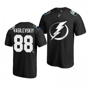 Lightning Andrei Vasilevskiy Black 2019 NHL All-Star T-shirt - Sale