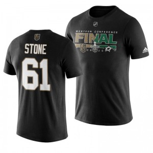2020 Stanley Cup Playoffs Golden Knights Mark Stone Black Western Conference Final Matchup T-Shirt - Sale