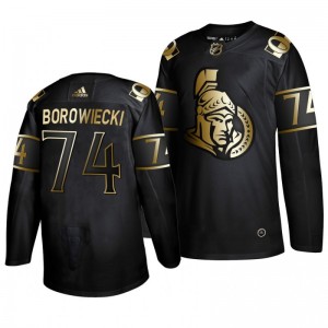Mark Borowiecki Senators Golden Edition  Authentic Adidas Jersey Black - Sale