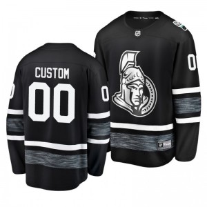 Senators Custom Black 2019 NHL All-Star Jersey - Sale