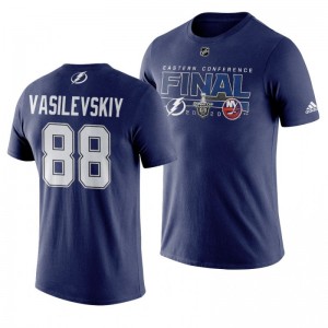 2020 Stanley Cup Playoffs Lightning Andrei Vasilevskiy Royal Eastern Conference Final Matchup T-Shirt - Sale