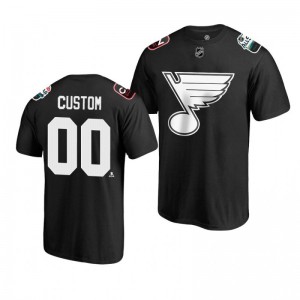Blues Custom Black 2019 NHL All-Star T-shirt - Sale