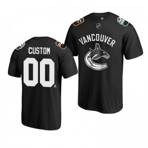 Canucks Custom Black 2019 NHL All-Star T-shirt - Sale