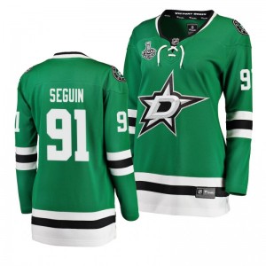 Women's Stars Tyler Seguin 2020 Stanley Cup Final Breakaway Player Home Green Jersey - Sale