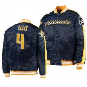 Varsity Predators Ryan Ellis Navy O-Line Full-Snap Men's Jacket - Sale