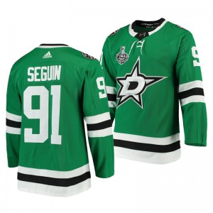 Men Stars Tyler Seguin 2020 Stanley Cup Final Bound Authentic Player Green Jersey - Sale