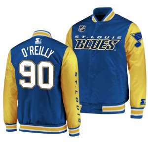 St. Louis Blues Ryan O'Reilly Classic Authentic Pro Blue Jacket - Sale