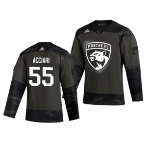 Noel Acciari 2019 Veterans Day Panthers Practice Authentic Jersey - Sale