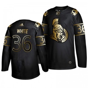 Colin White Senators Golden Edition  Authentic Adidas Jersey Black - Sale