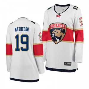 Panthers Mike Matheson Breakaway Player Away White Women's Alternate Jersey - Sale