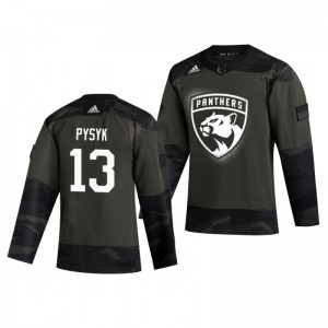Mark Pysyk 2019 Veterans Day Panthers Practice Authentic Jersey - Sale