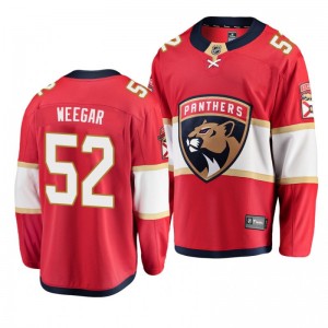 Panthers MacKenzie Weegar Red Home Breakaway Player Jersey - Sale