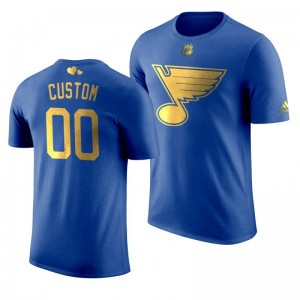 St. Louis Blues Custom Blues Royal T-Shirt - Sale