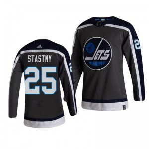 Paul Stastny Jets Reverse Retro Gray Authentic Jersey - Sale