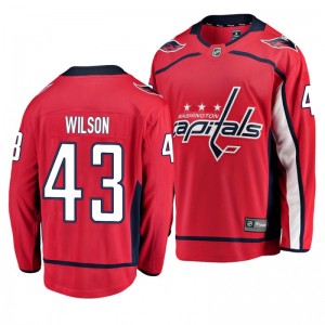 Capitals Tom Wilson Home Breakaway Player Red Youth Jersey - Sale