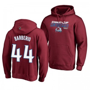 Mark Barberio Colorado Avalanche 2019 Stanley Cup Playoffs Bound Body Checking Pullover Hoodie Burgundy