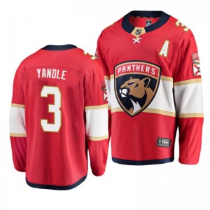 Panthers Keith Yandle Red Home Breakaway Player Jersey - Sale
