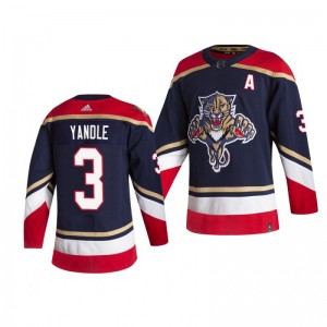 Keith Yandle Panthers Reverse Retro Navy Authentic Jersey - Sale