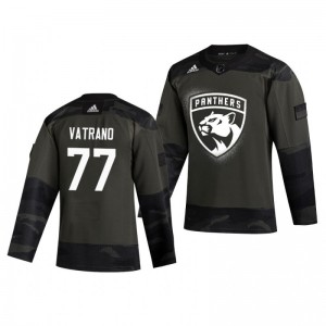 Frank Vatrano 2019 Veterans Day Panthers Practice Authentic Jersey - Sale