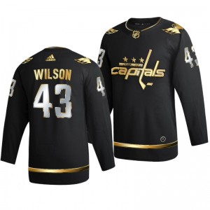Capitals Tom Wilson Black 2021 Golden Edition Limited Authentic Jersey - Sale