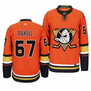 Ducks Rickard Rakell #67 Orange 2019-20 Third Alternate Authentic Jersey - Sale