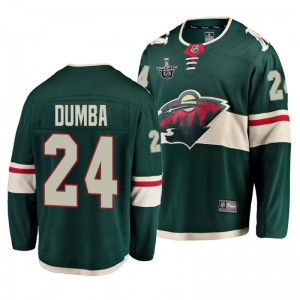 Wild Matt Dumba 2020 Stanley Cup Playoffs Home Green Jersey - Sale