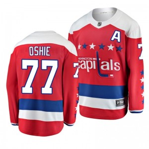 Youth T. J. Oshie Washington Capitals 2019 Alternate Breakaway Player Fanatics Branded Red Jersey - Sale