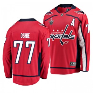 Capitals T. J. Oshie 2019 Stanley Cup Playoffs Breakaway Player Jersey Red - Sale