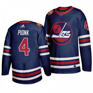 Neal Pionk Jets Navy 2019-20 Heritage WHA Jersey - Sale