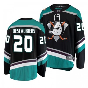 Ducks Nicolas Deslauriers Black Alternate Men's Jersey - Sale
