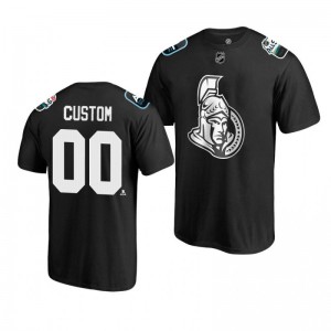 Senators Custom Black 2019 NHL All-Star T-shirt - Sale