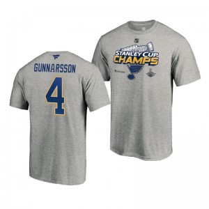 Carl Gunnarsson 2019 Stanley Cup Champions Blues Locker Room T-Shirt - Gray - Sale