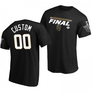 Golden Knights Custom Black 2020 Stanley Cup Playoffs Western Conference Final  Overdrive T-Shirt - Sale