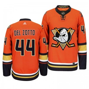 Ducks Michael Del Zotto #44 Orange 2019-20 Third Alternate Authentic Jersey - Sale