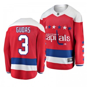 Radko Gudas Capitals Red Breakaway Player Fanatics Branded Alternate Jersey - Sale
