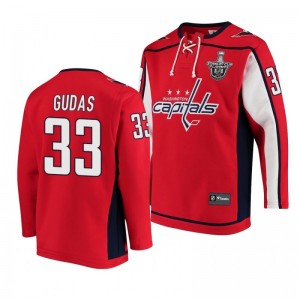 2020 Stanley Cup Playoffs Capitals Radko Gudas Jersey Hoodie Red - Sale