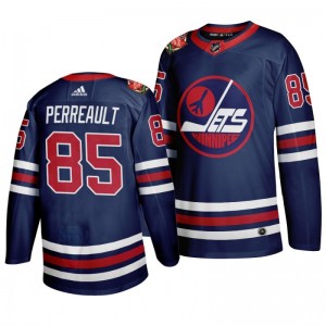 Mathieu Perreault Jets Navy 2019-20 Heritage WHA Jersey - Sale