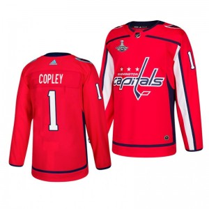 Pheonix Copley Capitals 2018 Stanley Cup Champions Authentic Player Home Red Jersey - Sale