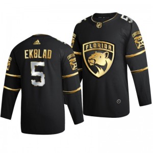 Panthers aaron ekblad Black 2021 Golden Edition Limited Authentic Jersey - Sale
