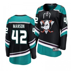 Women's Black Ducks Josh Manson Breakaway Player Fanatics Branded Alternate Jersey - Sale