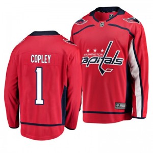 Capitals Pheonix Copley Home Breakaway Player Red Youth Jersey - Sale
