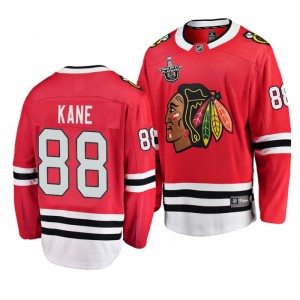 Blackhawks Patrick Kane 2020 Stanley Cup Playoffs Home Red Jersey - Sale