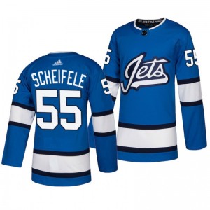 Mark Scheifele Jets Blue Authentic Heritage Alternate Jersey - Sale