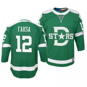 2020 Winter Classic Youth Dallas Stars Radek Faksa Green Replica Player Fanatics Branded Jersey - Sale