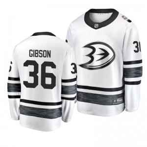 Ducks John Gibson White 2019 NHL All-Star Jersey - Sale