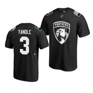 Panthers Keith Yandle Black 2019 NHL All-Star T-shirt - Sale