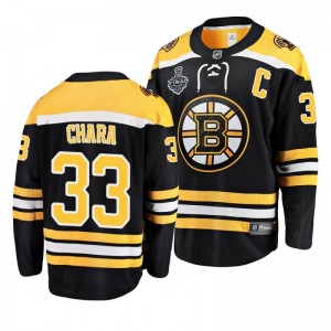 Bruins 2019 Stanley Cup Final Zdeno Chara Home Breakaway Black Youth Jersey - Sale
