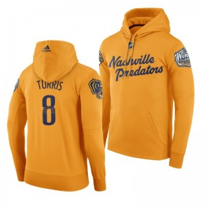 Nashville Predators Kyle Turris 2020 Winter Classic Yellow Team Logo Hoodie - Sale
